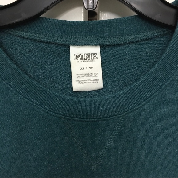 guc PINK VS sweater sweat shirt blue green top - Picture 4 of 4